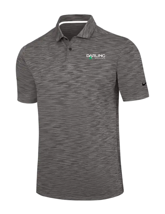 Nike Dark Grey Dri-FIT Vapor Space Dyed Polo w/Darling Ingredients Logo