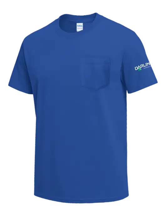 Royal Heavyweight 6.1 oz Pocket T-Shirt w/Darling Ingredients Logo