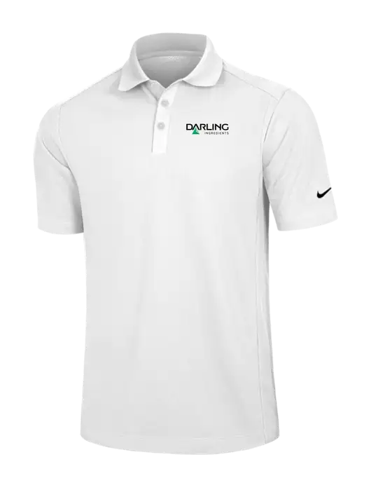 Nike White Dri-FIT Classic Polo w/Darling Ingredients Logo
