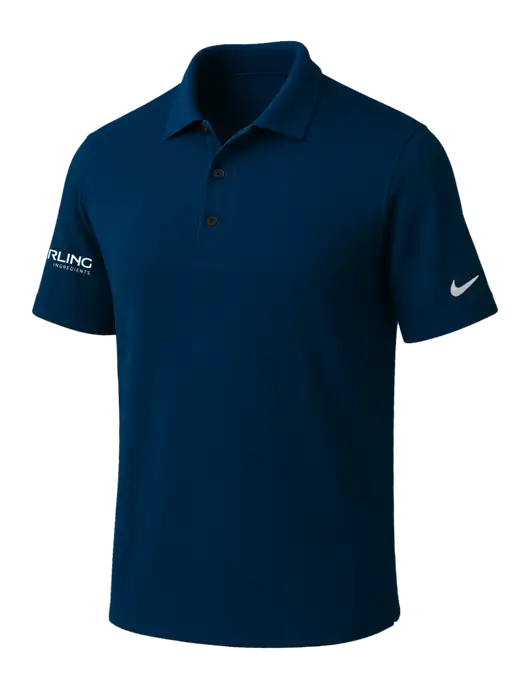 NIKE Navy Dri-Fit Micro Pique Polo w/Darling Ingredients Logo