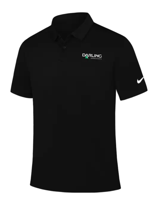 Nike Black Dry Essential Solid Polo w/Darling Ingredients Logo