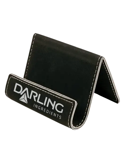Black Leatherette Card & Phone Holder w/Darling Ingredients Logo