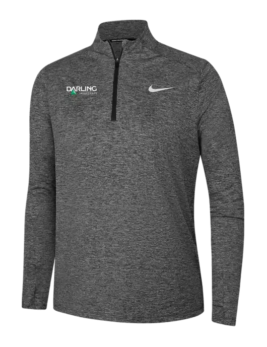 Nike Black Heather Womens Dri-FIT Element 1/2-Zip Pullover w/Darling Ingredients Logo