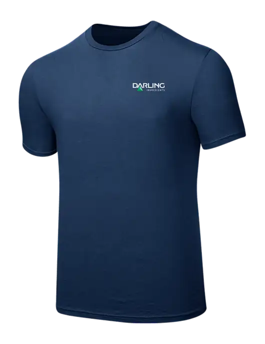 Seriously Soft Deep Slate Blue T-Shirt w/Darling Ingredients Logo