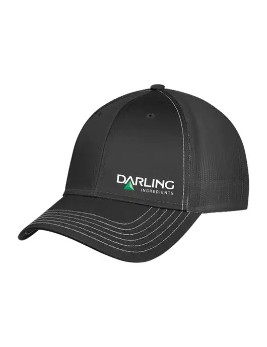 Charcoal Grey Mesh Trucker Cap Snap Back w/Darling Ingredients Logo