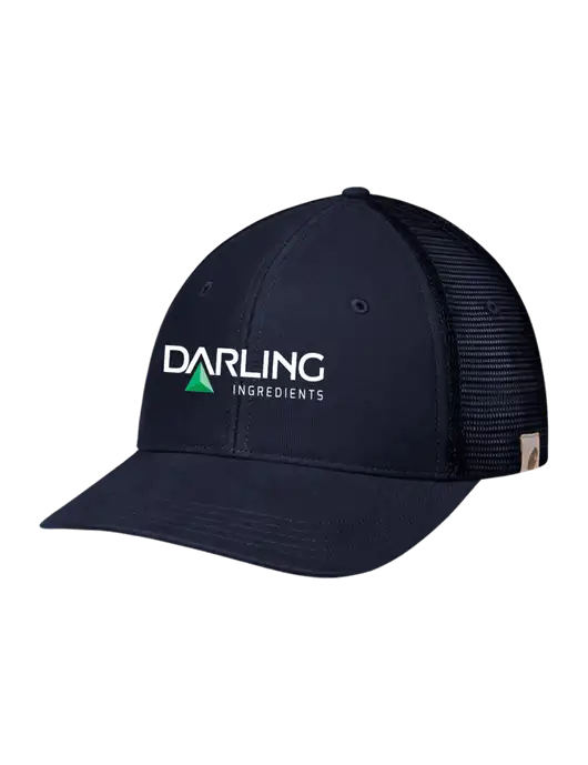 Carhartt Navy Canvas Trucker Cap w/Darling Ingredients Logo