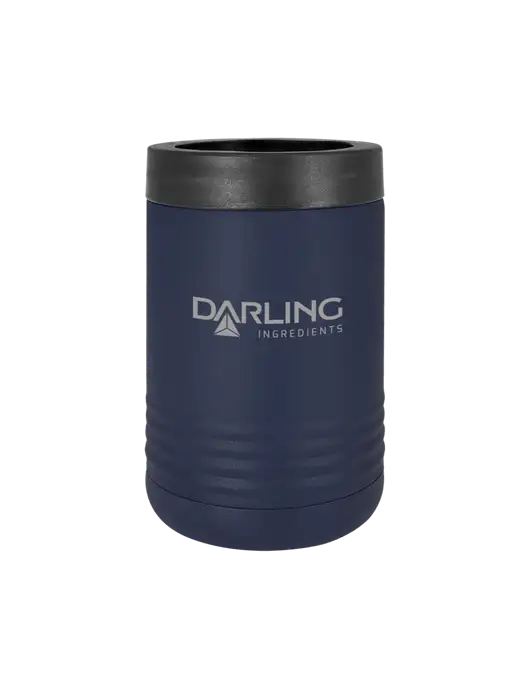 Polar Camel 12 oz Powder Coated Navy Vacuum Insulated Beverage Holder w/Darling Ingredients Logo