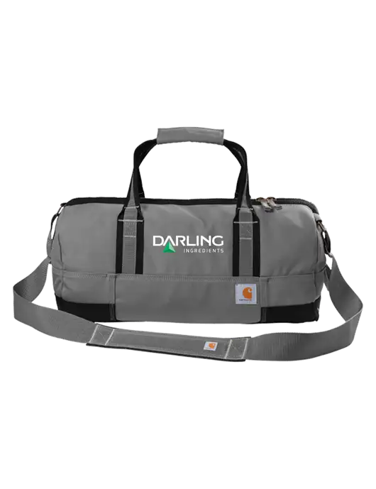 Carhartt Medium Grey Foundry Series 20” Duffel w/Darling Ingredients Logo