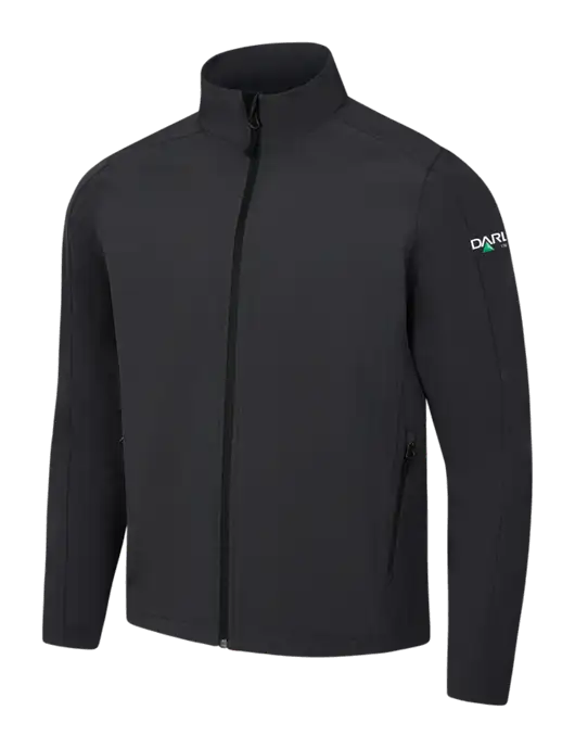 Black Charcoal Heather Core Soft Shell Jacket w/Darling Ingredients Logo