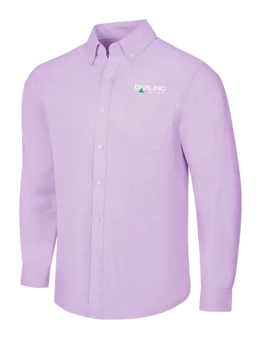Soft Purple SuperPro Oxford Shirt w/Darling Ingredients Logo