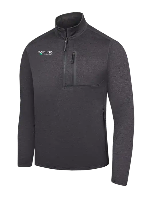 The North Face Dark Grey Heather Skyline 1/2-Zip Fleece w/Darling Ingredients Logo