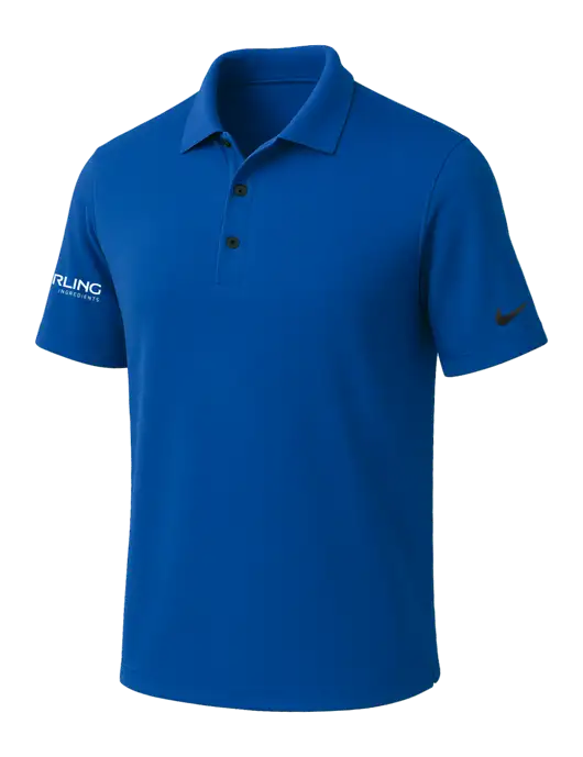 NIKE Dark Royal Dri-Fit Micro Pique Polo w/Darling Ingredients Logo