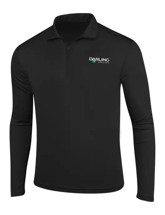 Black PosiCharge Competitor 1/4 Zip Pullover w/Darling Ingredients Logo