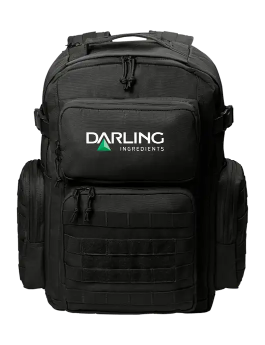 CornerStone Black Tactical Backpack w/Darling Ingredients Logo