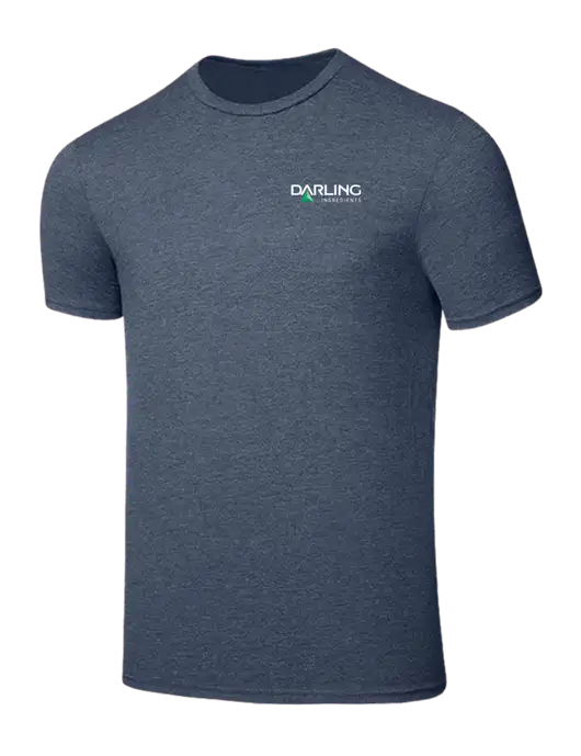 Seriously Soft Heathered Navy T-Shirt w/Darling Ingredients Logo