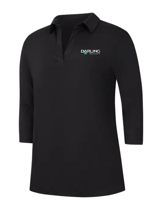 Womens Black Luxe Knit Tunic w/Darling Ingredients Logo