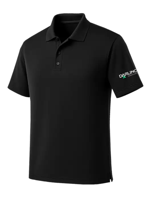 Black Dry Zone UV Micro Mesh Polo w/Darling Ingredients Logo