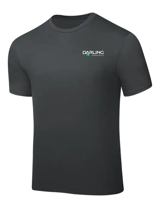Dark Grey PosiCharge Competitor Tee w/Darling Ingredients Logo