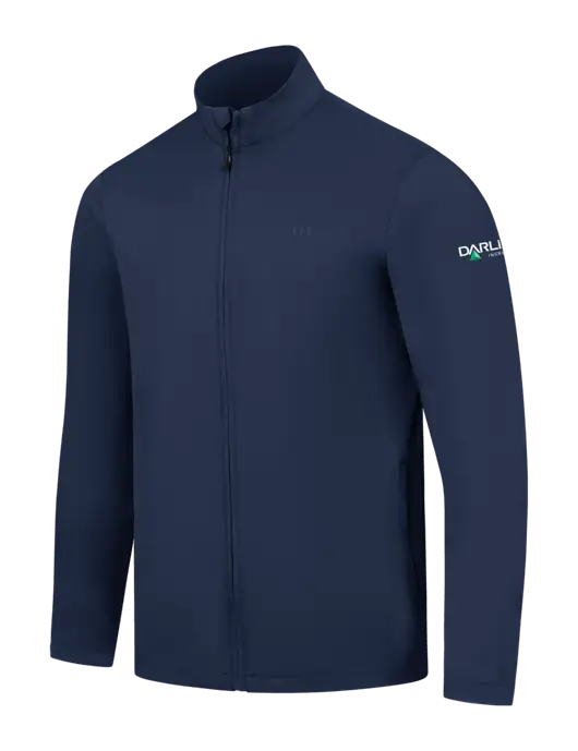 TravisMathew Navy Surfside Full-Zip Jacket w/Darling Ingredients Logo