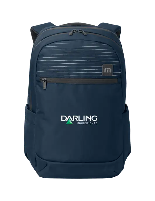 TravisMathew Navy Approach Backpack w/Darling Ingredients Logo