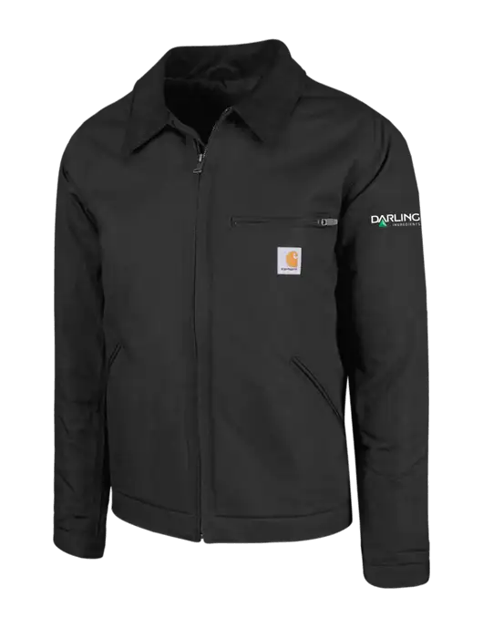 Carhartt Black Duck Detroit Jacket w/Darling Ingredients Logo