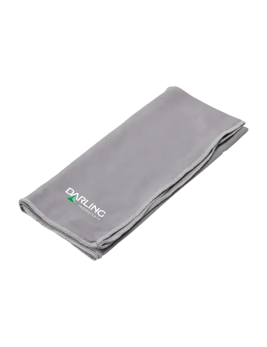 Eclipse Grey Copper Infused Cooling Towel w/Darling Ingredients Logo