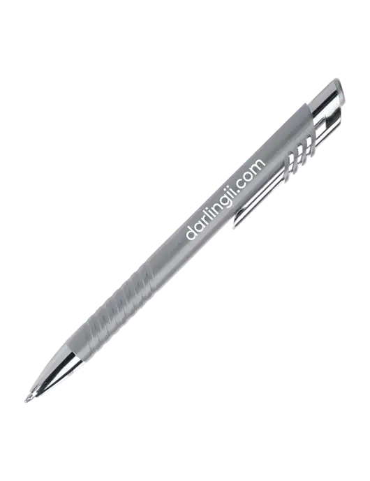 Schirhart Grey Pen - Black Ink w/DI URL Logo, Darling Ingredients Logo
