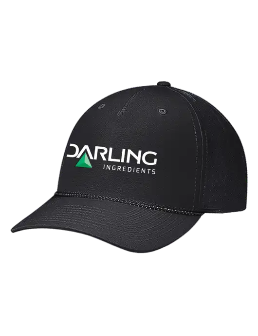 Richardson Laser Perf Performance Black/Black-Grey Rope Cap w/Darling Ingredients Logo