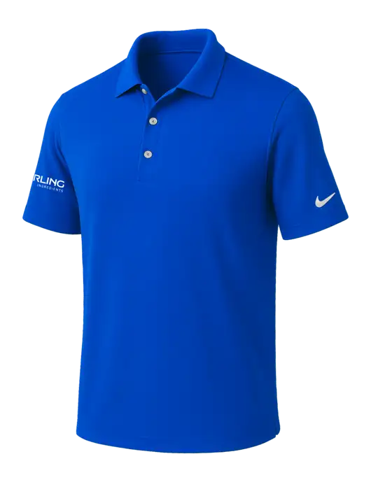NIKE Royal Dri-Fit Micro Pique Polo w/Darling Ingredients Logo