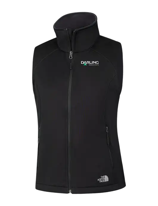 The North Face Womens Black Ridgewall Soft Shell Vest  w/Darling Ingredients Logo