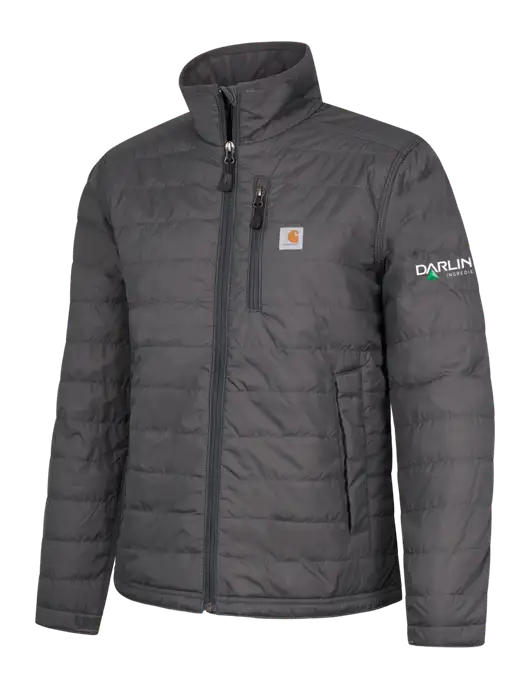 Carhartt Womens Dark Grey Gilliam Jacket w/Darling Ingredients Logo