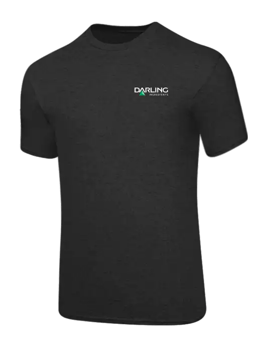 Core Blend Dark Heather Grey T-Shirt w/Darling Ingredients Logo