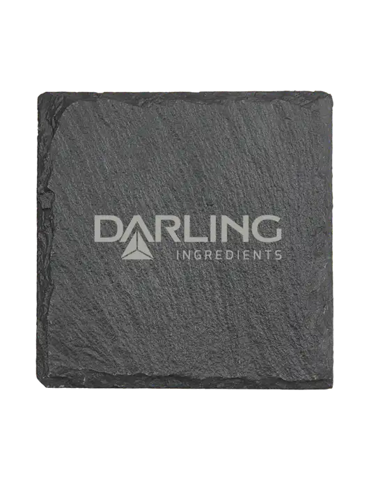 Square Slate Coaster, 4 x 4 w/Darling Ingredients Logo