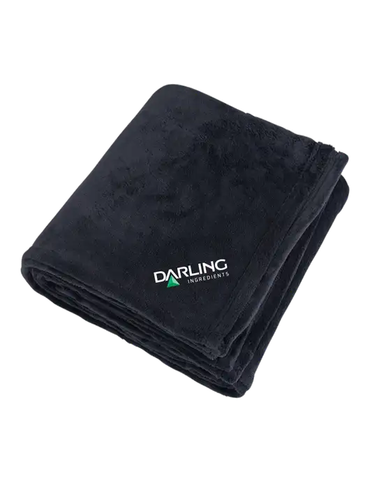 Mountain Lodge Black Blanket w/Darling Ingredients Logo