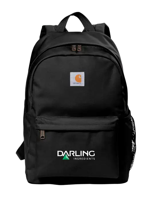 Carhartt Black Canvas Backpack w/Darling Ingredients Logo