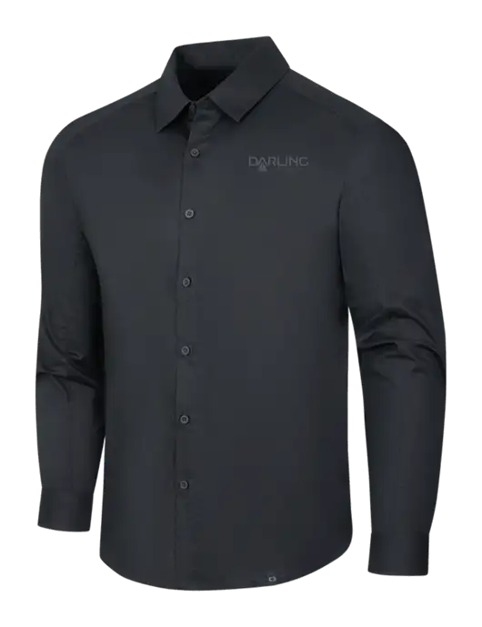 OGIO Black Commuter Woven Shirt w/Darling Ingredients Logo