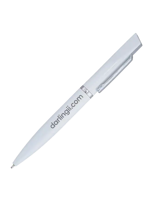 Santos White Pen - Black Ink w/DI URL Logo, Darling Ingredients Logo