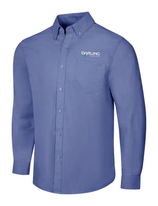 Navy SuperPro Oxford Shirt w/Darling Ingredients Logo