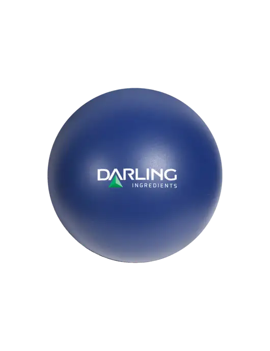 Navy Blue Stress Reliever Ball w/Darling Ingredients Logo