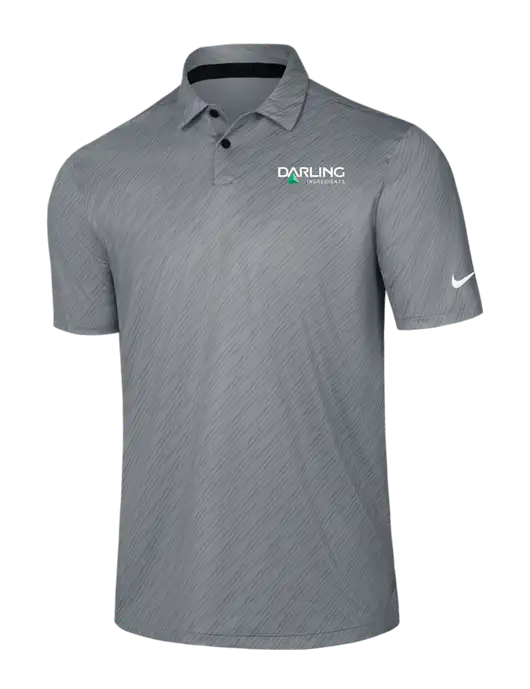 Nike Medium Grey Vapor Dash Polo w/Darling Ingredients Logo