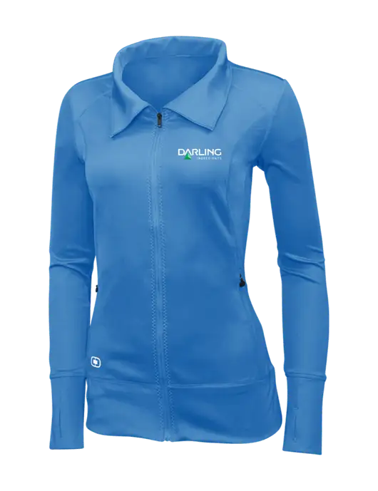 OGIO Royal Blue Womens Endurance Fulcrum Full-Zip w/Darling Ingredients Logo