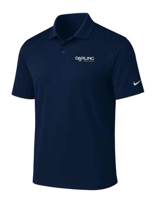 NIKE Navy Victory Solid Polo w/Darling Ingredients Logo