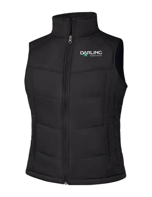 Womens Black/Black Vest w/Darling Ingredients Logo