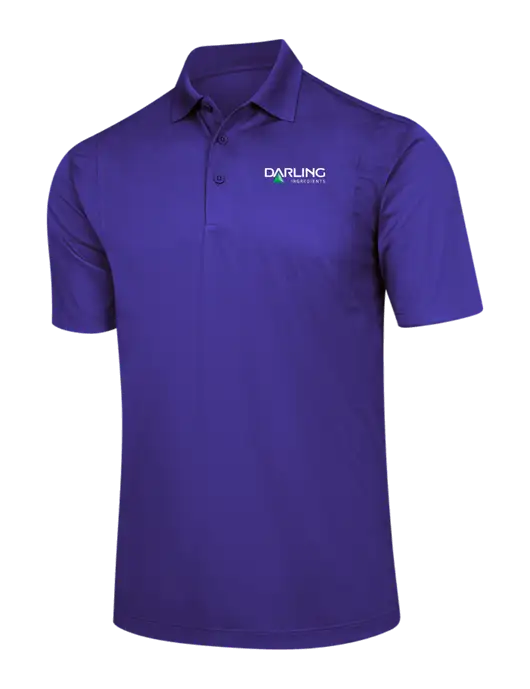 Purple Micropique Sport-Wick Polo w/Darling Ingredients Logo