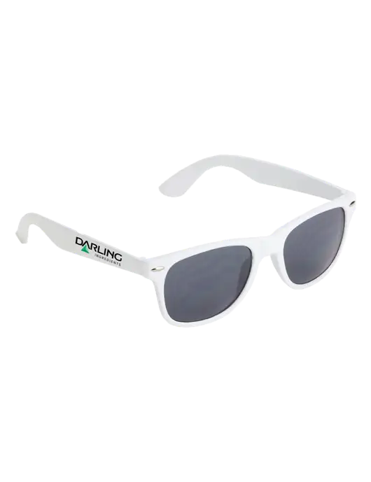 Daytona White Sunglasses w/Darling Ingredients Logo