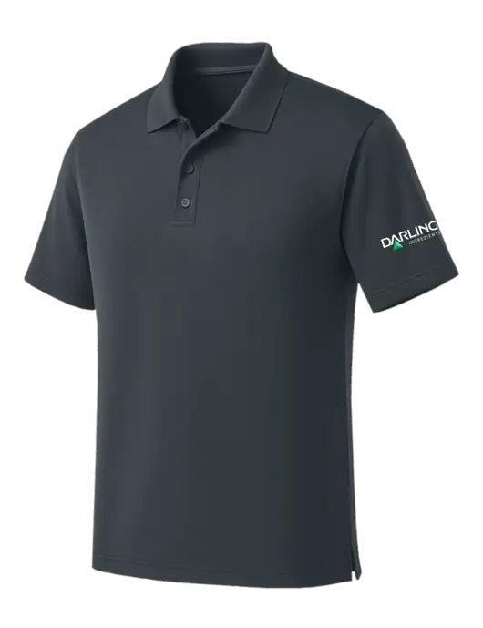 Dark Grey Dry Zone UV Micro Mesh Polo w/Darling Ingredients Logo