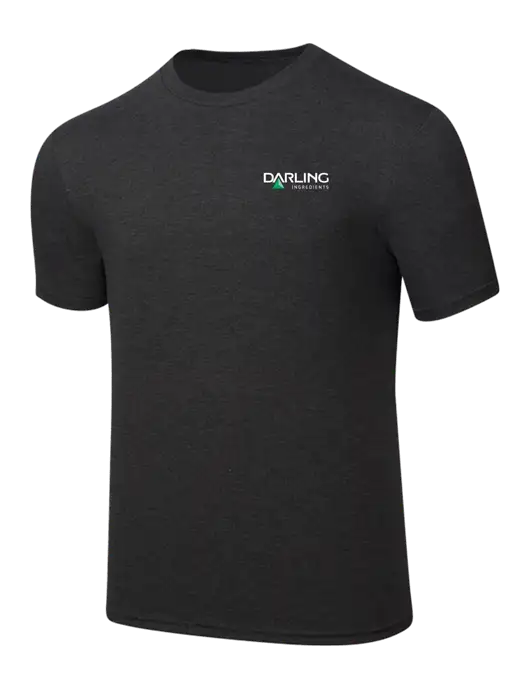 Simply Soft Black Frost 4.5oz  Poly/Combed Ring Spun Cotton T-Shirt w/Darling Ingredients Logo