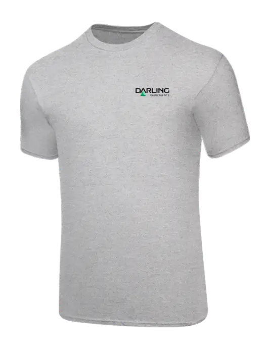 Core Blend Light Grey Heather T-Shirt w/Darling Ingredients Logo