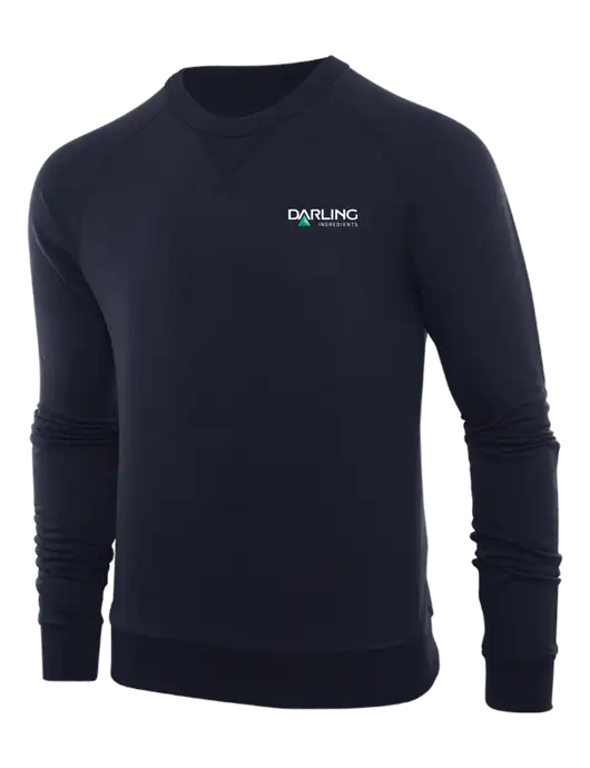 Allmade Dark Navy Organic French Terry Crewneck Sweatshirt w/Darling Ingredients Logo