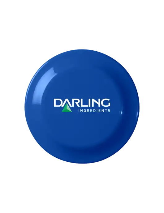 Fun Dark Royal Blue Flying Disc w/Darling Ingredients Logo